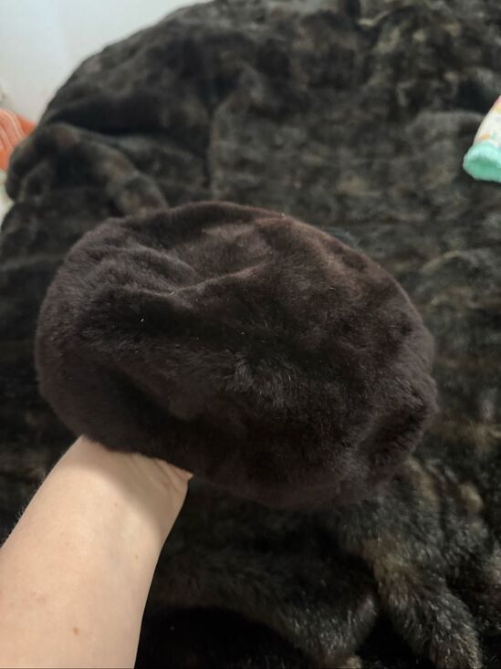 Rare Vintage Mink Fur Hat Womens Small Ambrose New York 1950-60s Pillbox Union main image 5